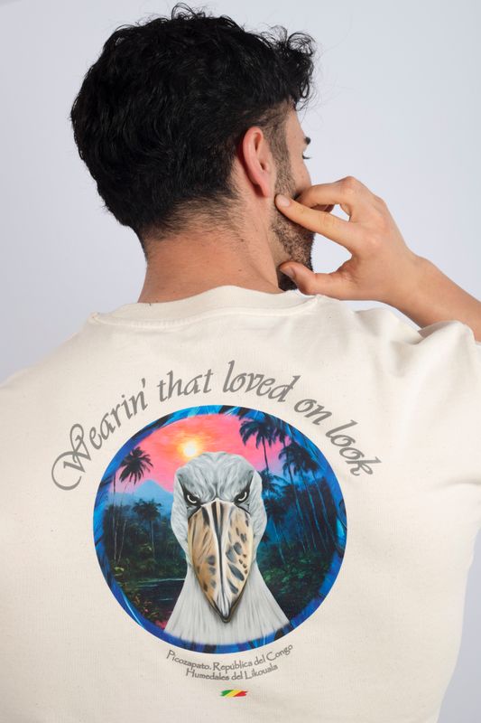 Camiseta Cabeza Gris Pico Arena