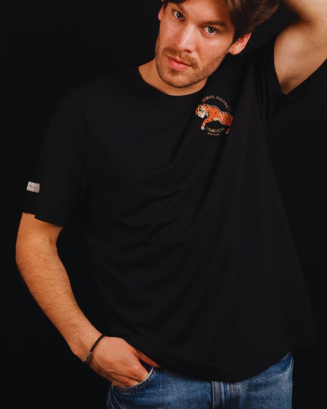 Camiseta Tigre Loco Negro