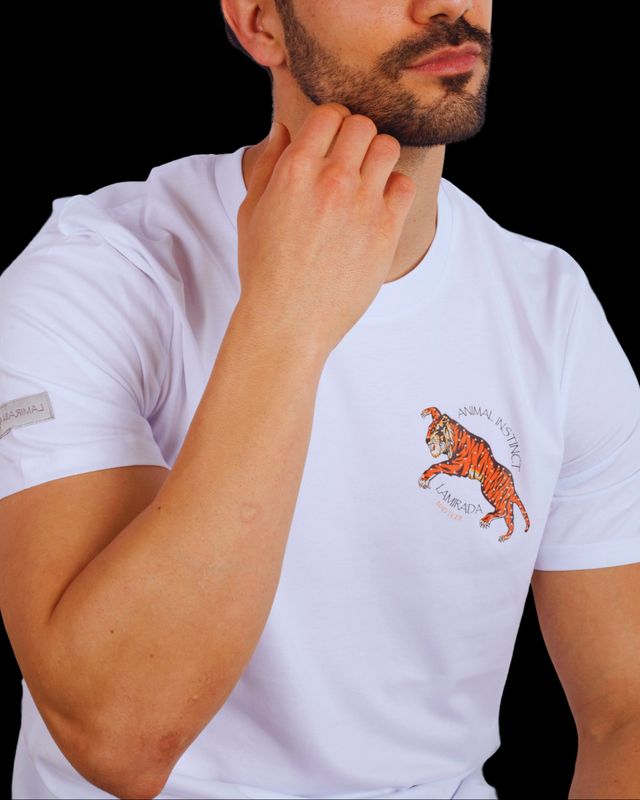 Camiseta Tigre Loco Blanco