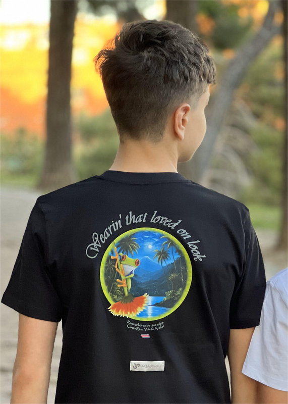 Mi Camiseta Rana Negro Noche