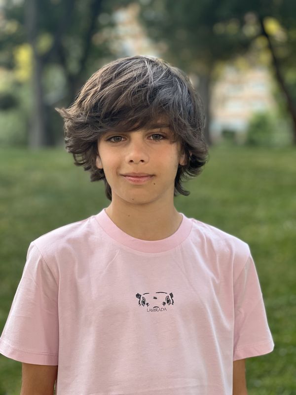 Mi Camiseta Tamandúa Rosa Algodón