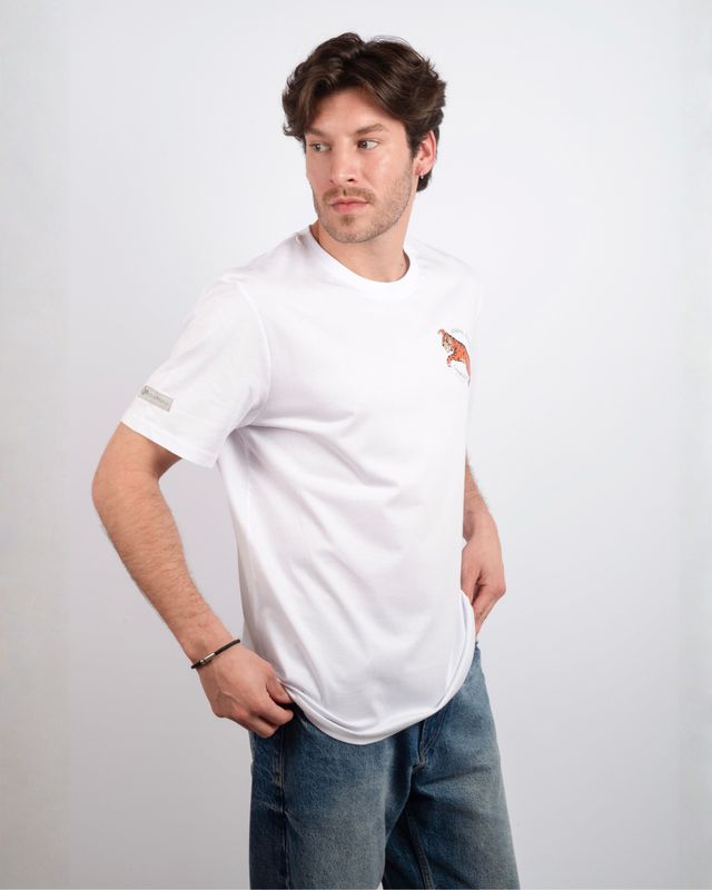 Camiseta Tigre Loco Blanco