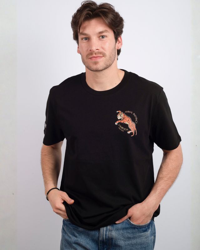 Camiseta Tigre Loco Negro