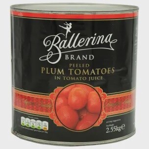 Ballerina Peeled Plum Tomatoes 6x2.5kg