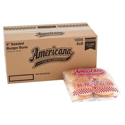 Americana Seeded Burger Bun 5&quot;