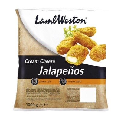 Lamb Weston Cream Cheese Jalapeños 1x1kg