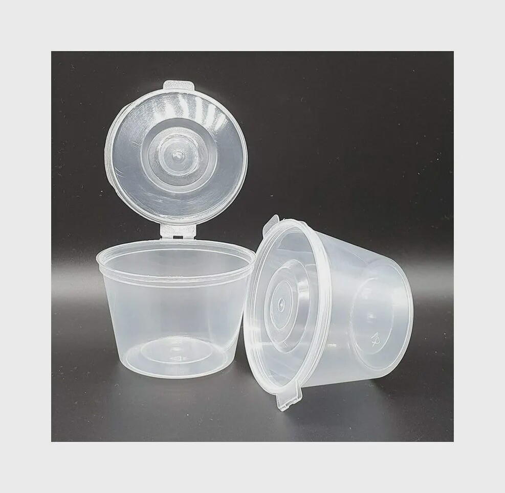 Hinged 4oz Tubs 10x50pcs