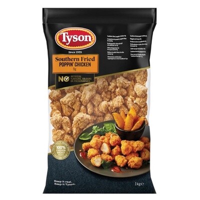 Tyson Southern Fried Poppin Chicken 1x1kg