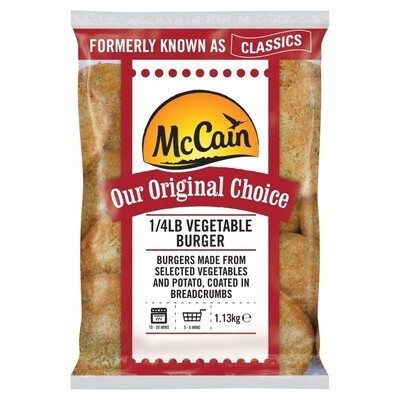 McCain Veggie Burger 3x1.13kg