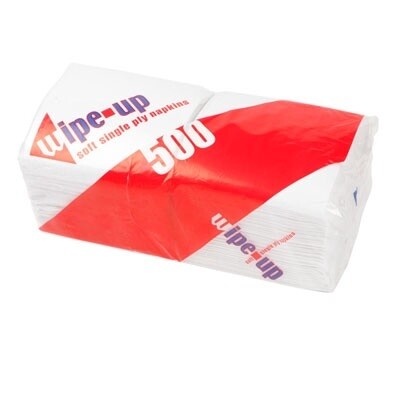 Napkins 1ply 10x500
