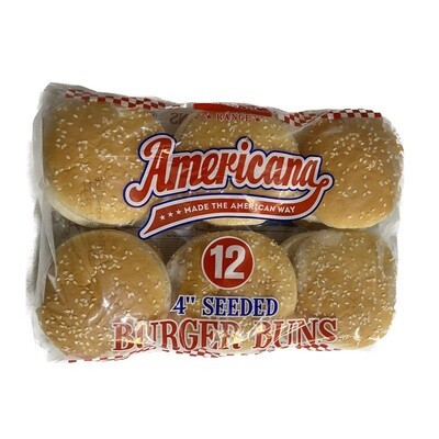 Americana Seeded Burger Bun 4&quot;