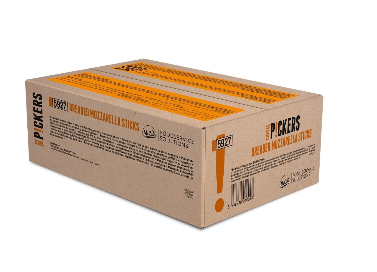 McCain Breaded Mozzarella Sticks Box 6x1kg