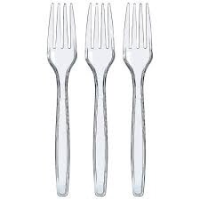 Plastic Forks Black 10x100 Box