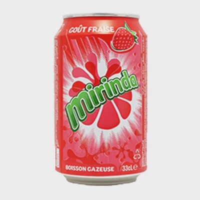 MIRINDA DRINKS STRAWBERRY CAN 330ml