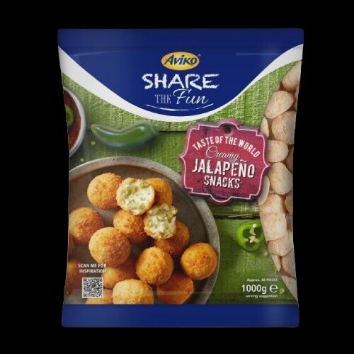 Aviko Creamy Jalapeno Snacks 1x1kg