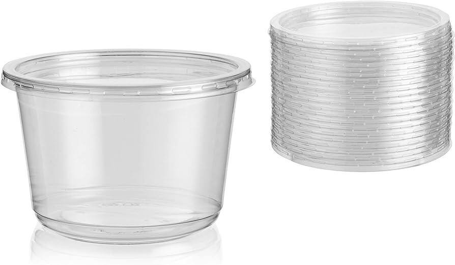 MP 8oz Pots &amp; Lids 200pcs