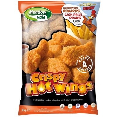 Meadowvale Crispy Hot Wings 3x1kg