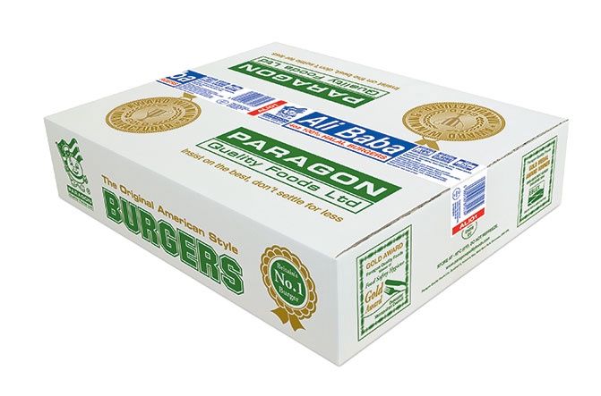 Paragon 4oz Halal Ali Baba Burger 48x113g