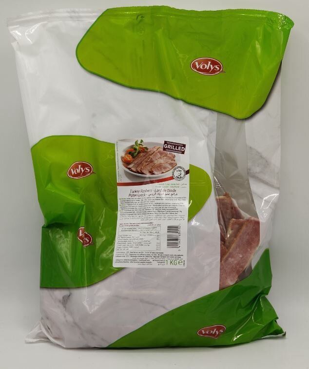 Volys Turkey Rashers 1kg