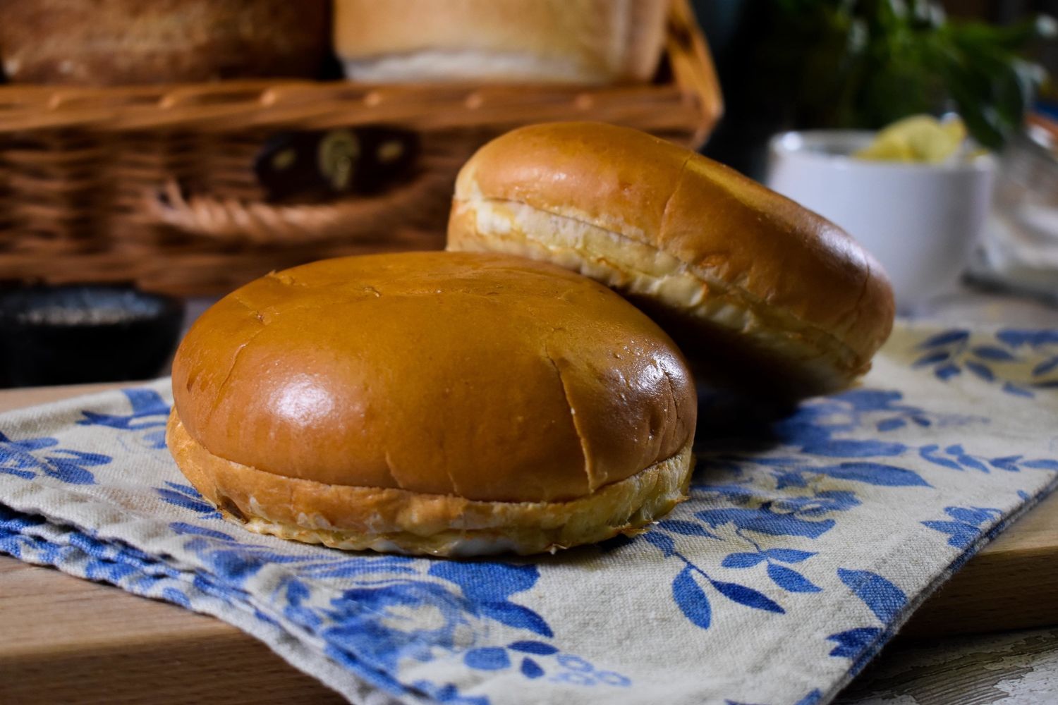 Fosters Brioche Bun 5&quot; 10x4pcs