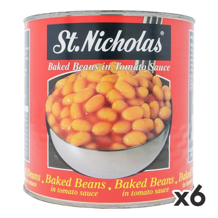 St Nicholas Baked Beans 6x2.61kg