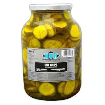 NVR Sliced Pickled Gherkins 1x2.45kg