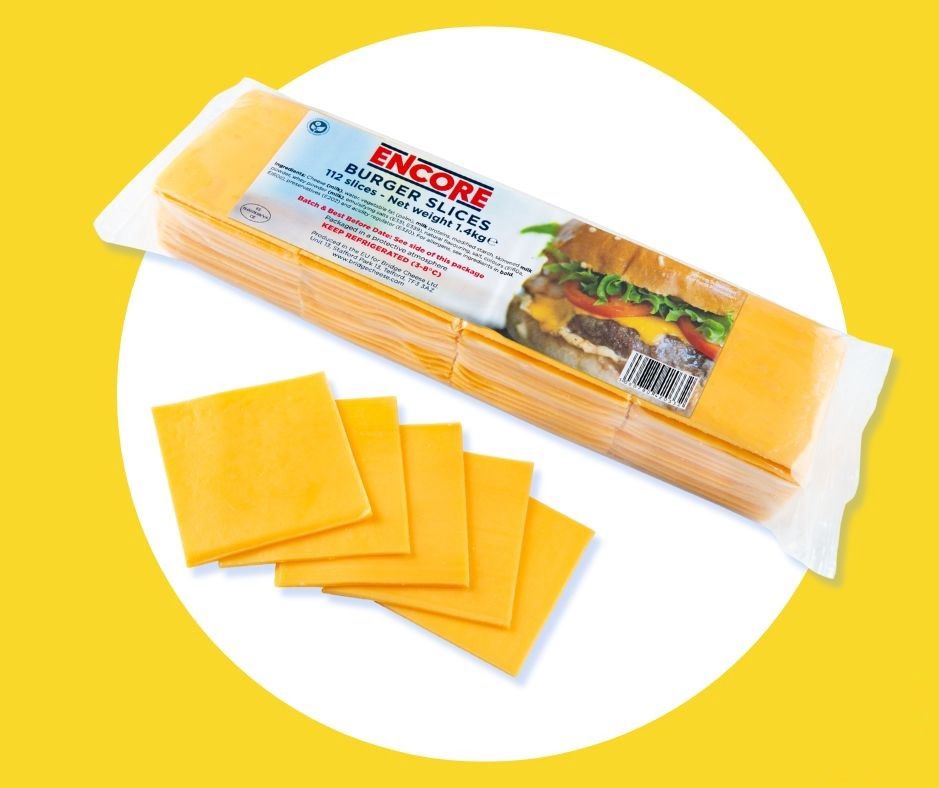 Encore Burger Cheese Slices 1x112