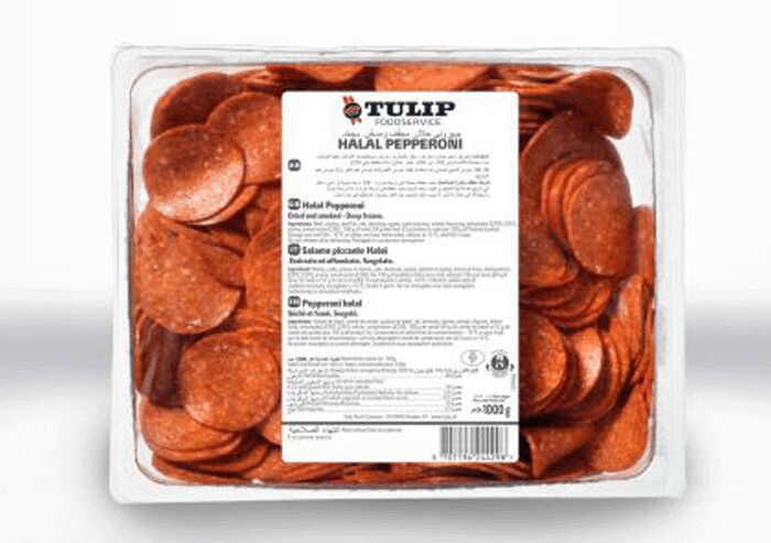 Tulip Halal Pepperoni 1x1kg