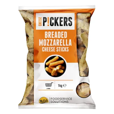 McCain Breaded Mozzarella Sticks 1x1kg