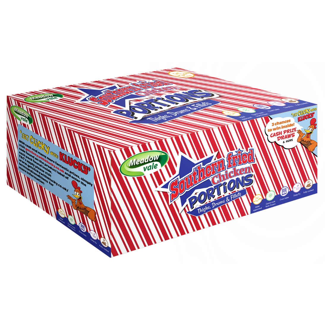 Meadowvale SFC Portions 6 Cut 1x50pcs