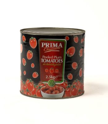 Prima Plum Tomatoes 6x2.55kg
