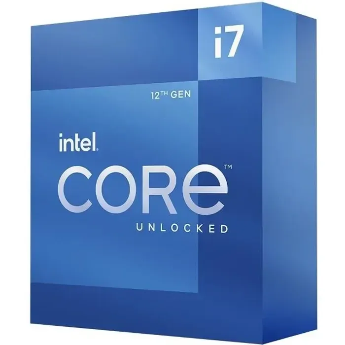 LGA1700 INTEL - Core i7-12700K - 12 cœurs (8P+4E) UHD Graphics