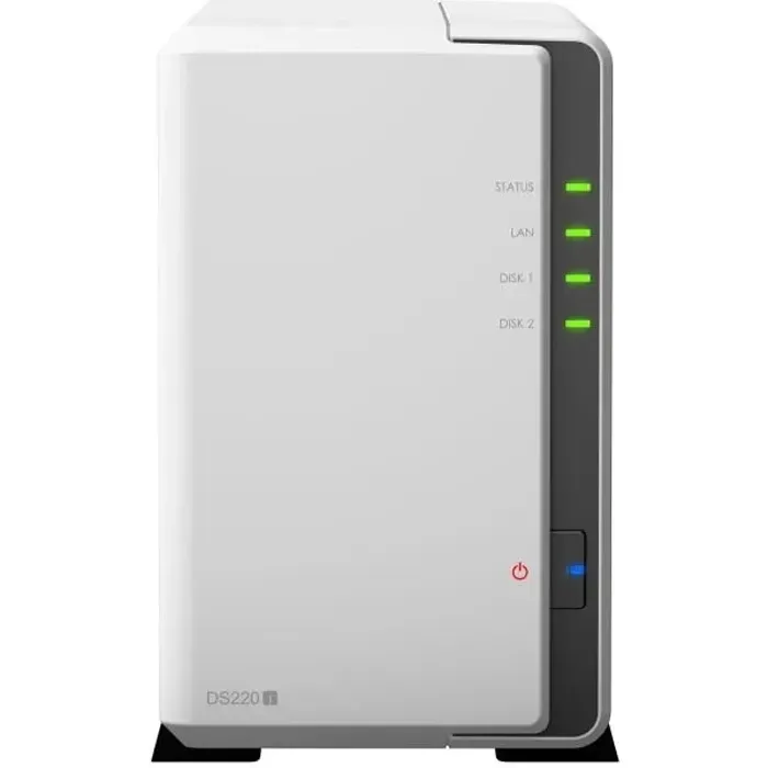 SYNOLOGY - Serveur de Stockage (NAS) - DS220j - 2 Baies - Boitier nu