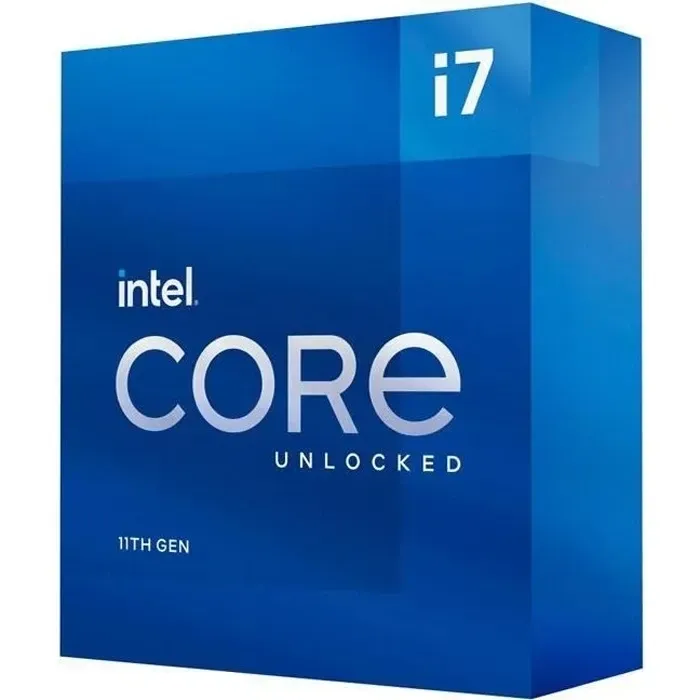 LGA1200 Intel Core i7-11700 - 8 cœurs @4,9 GHz UHD Graphics