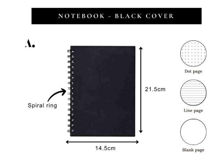 Notebook A5 (Black Cover)