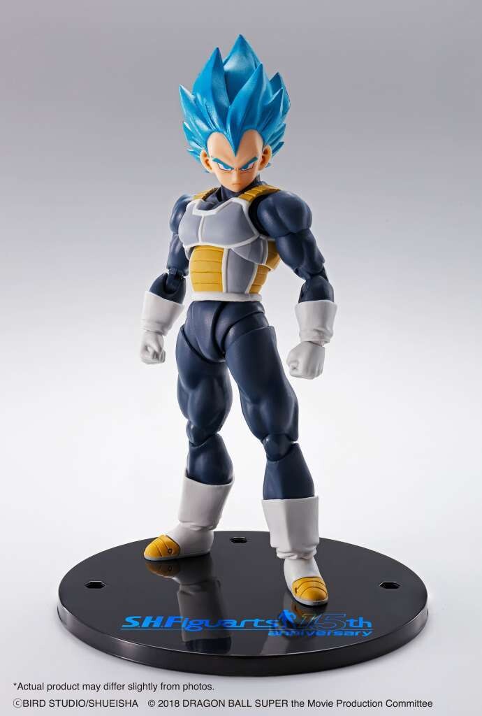 Dragon Ball Super Ss God Ss Vegeta 15th Ann Sh Figuarts