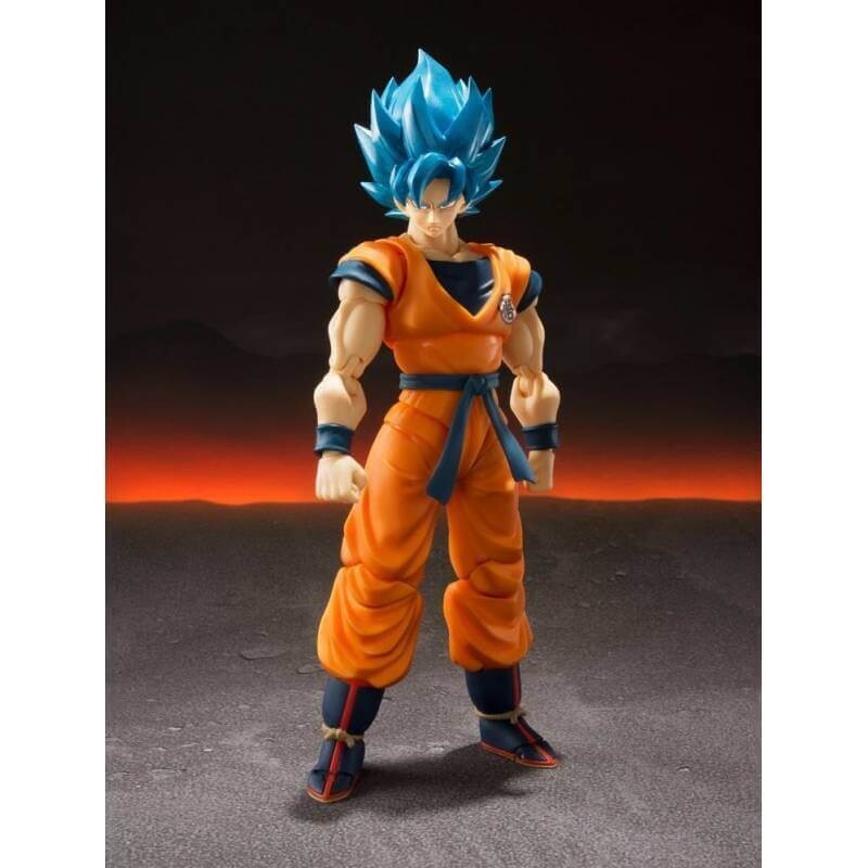 Dragon Ball Super Son Goku Blue Movie Broly Sh Figuarts