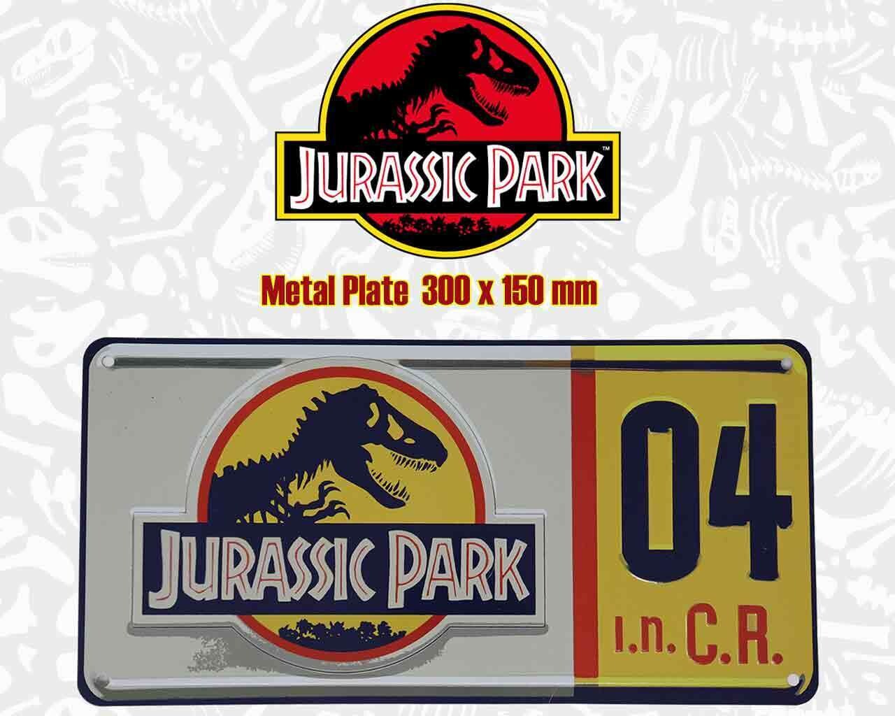 Jurassic Park - Replica Number Plate Tin Sign
