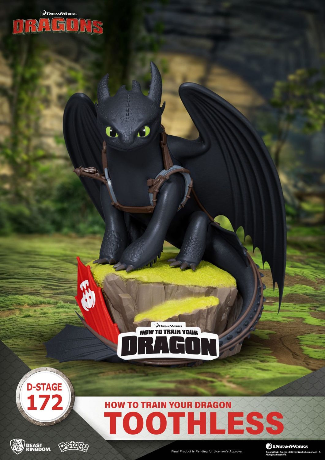 Dragons D-Stage PVC Diorama statuette Toothless
