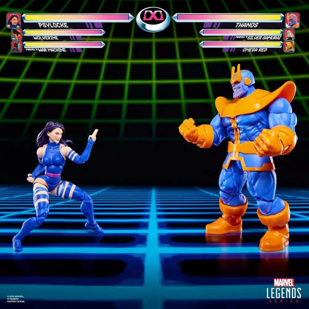 Marvel Legends Gamerverse Psylocke vs Thanos