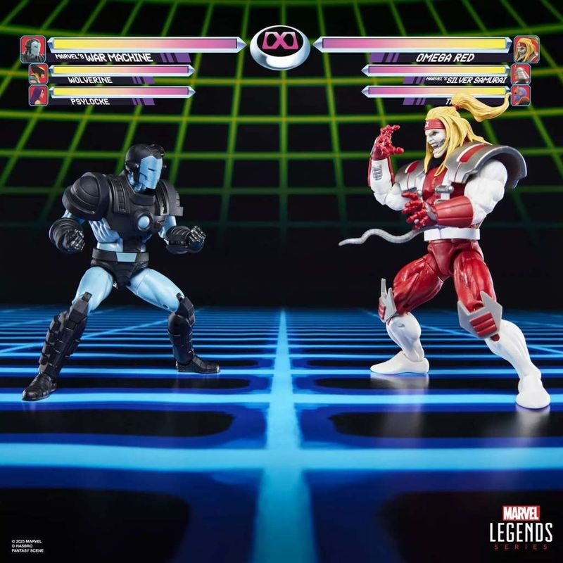 Marvel Legends Gamerverse War Machine vs Omega Red