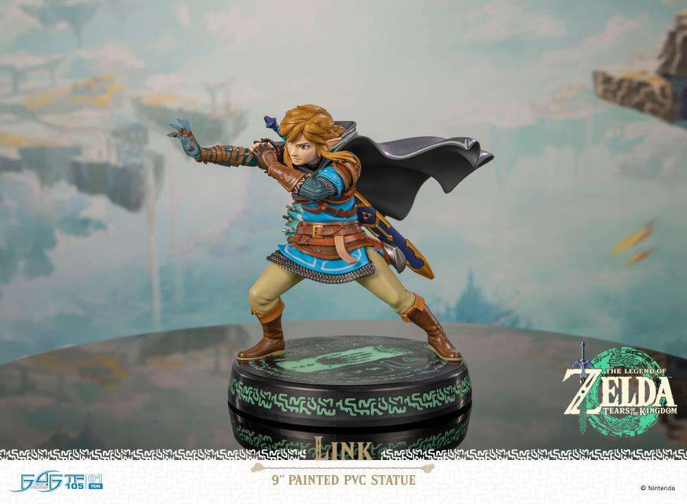 Legend of Zelda Tears of the Kingdom Link pvc statue