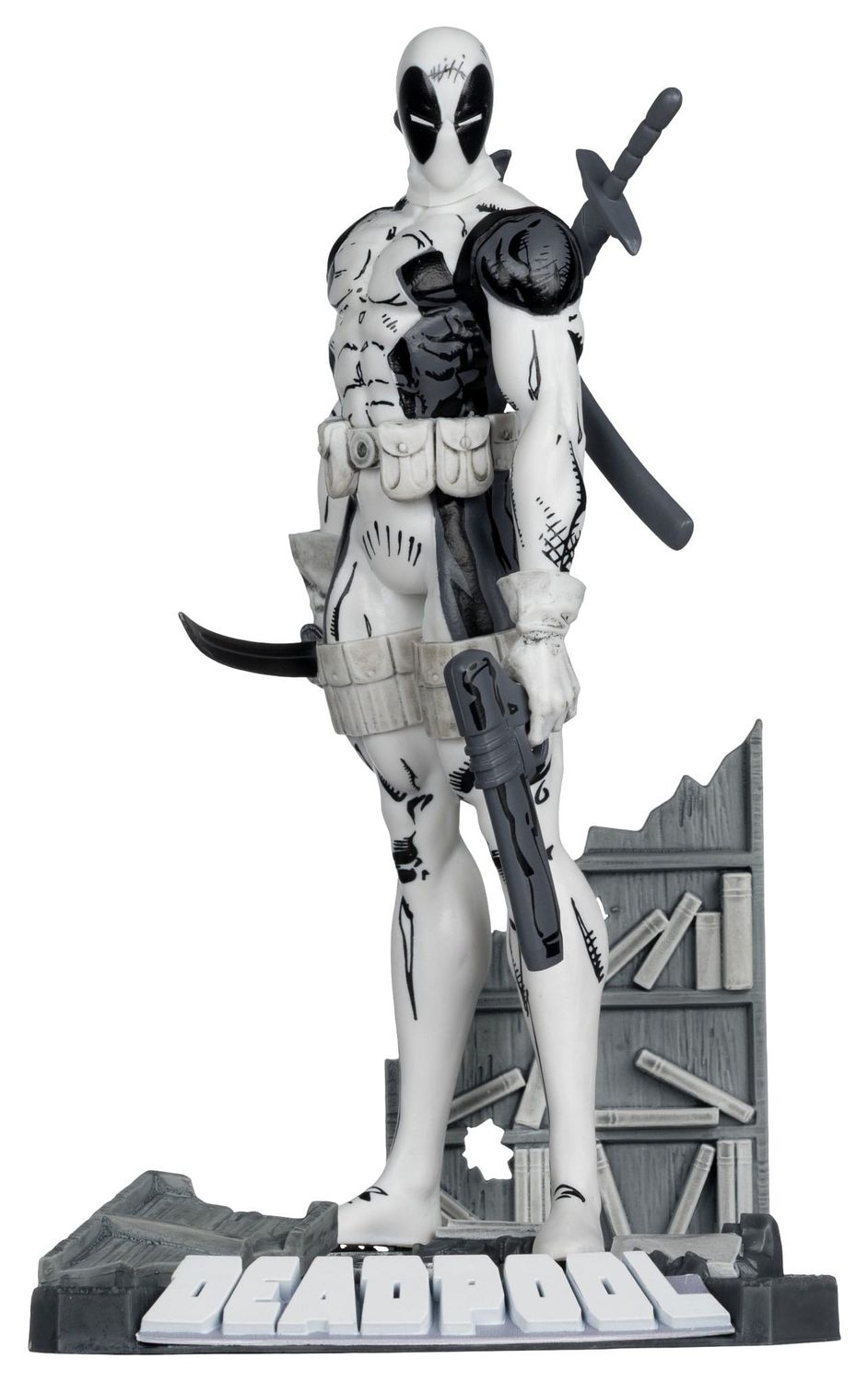 Marvel Collection statuette PVC 110 Deadpool (The New Mutants #98) (Line Art) (Gold Label) 17 cm