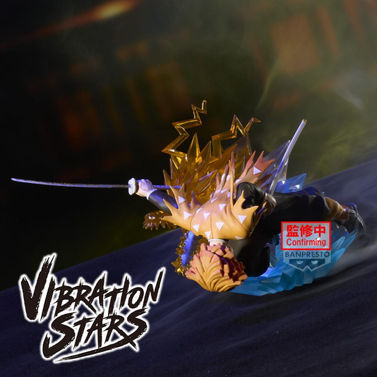 Demon Slayer Zenitsu Agatsuma Kimetsu No Yaiba Vibration Stars Plus 12 cm