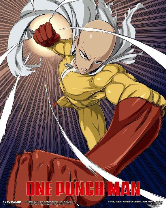 One Punch Man poster 3d