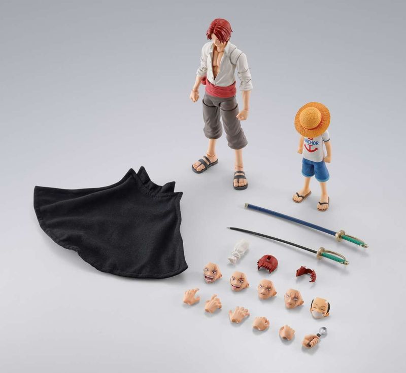 One piece shanks &amp; monkey d luffy childhood sh Figuarts