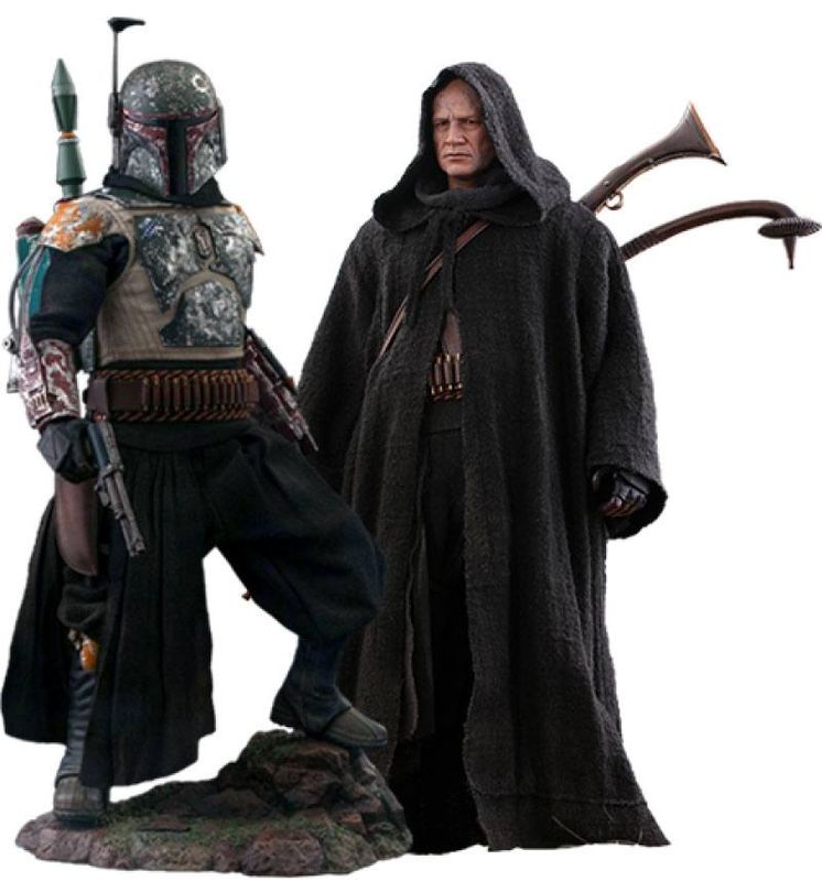 Star Wars The Mandalorian pack 2 figurines Boba Fett HOT TOYS