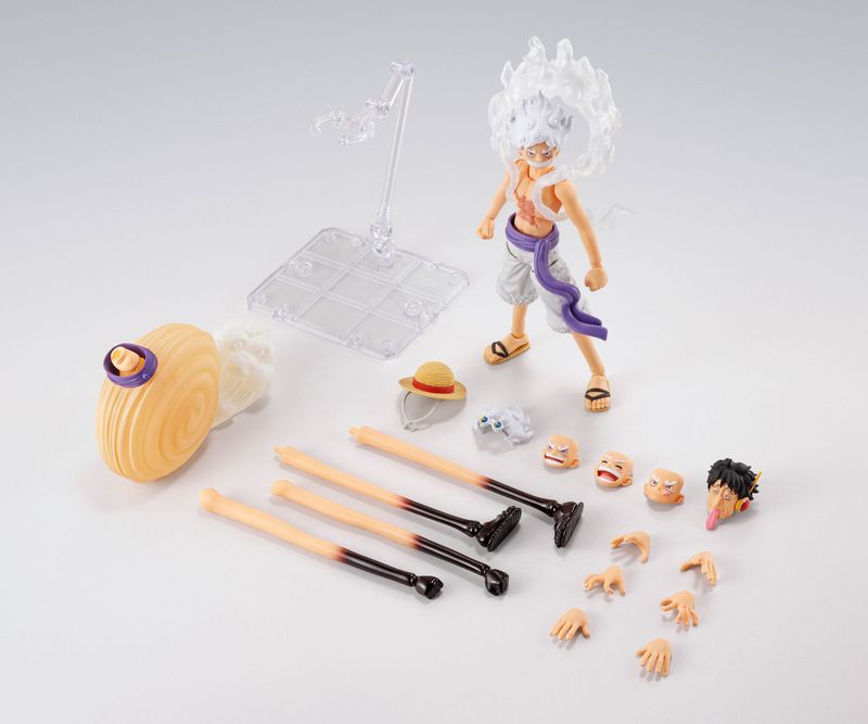 One Piece Monkey D. Luffy Gear 5 Future Island Egghead Sh Figuarts