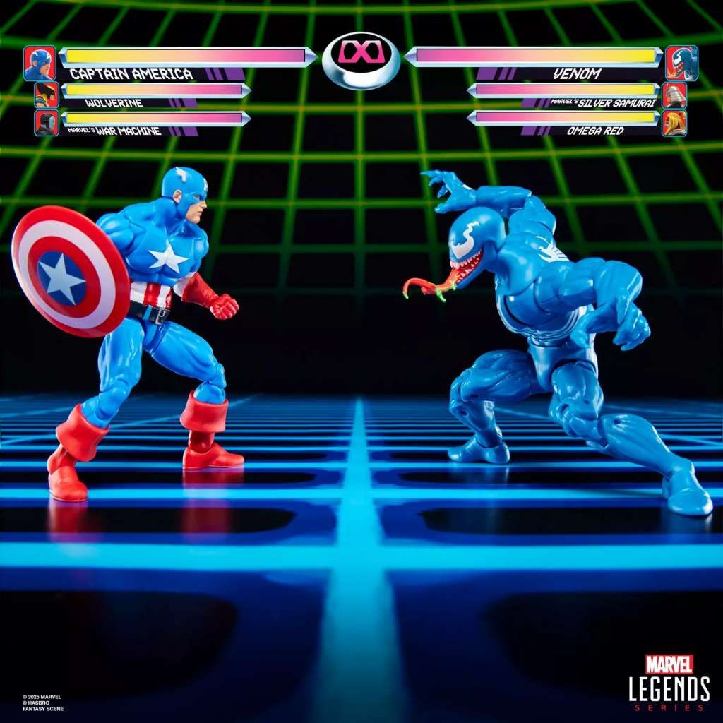 Marvel Legends Gamerverse pack 2 figurines Captain America vs Venom Marvel Legends Gamerverse pack 2 figurines Captain America vs Venom