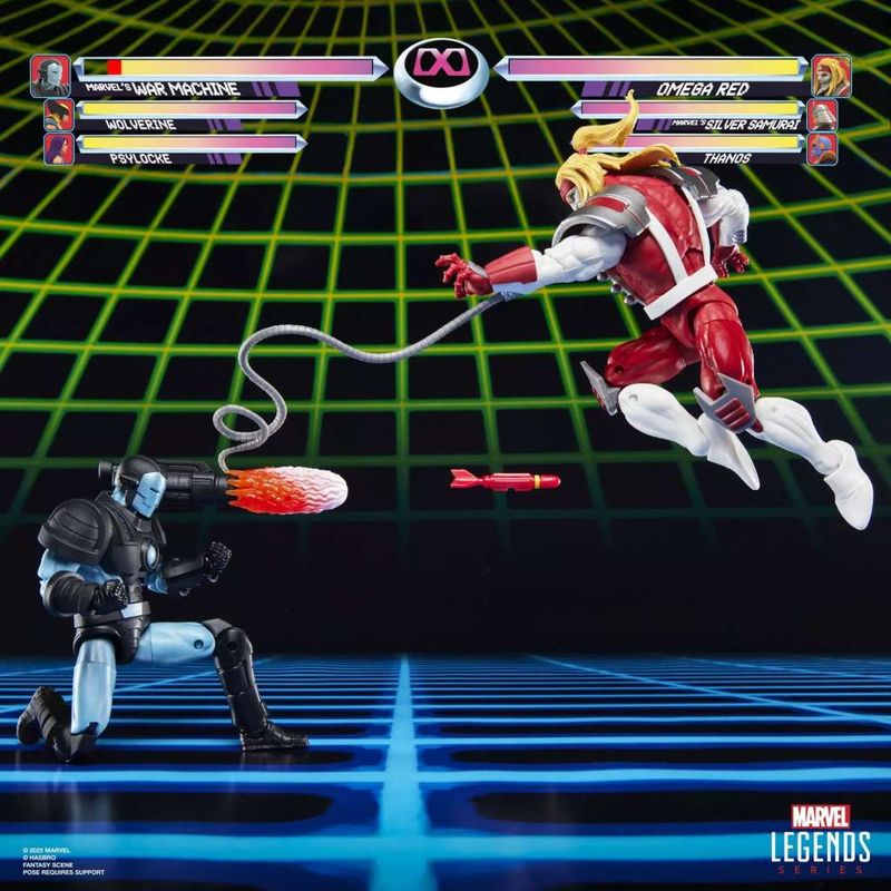 Marvel Legends Gamerverse War Machine vs Omega Red